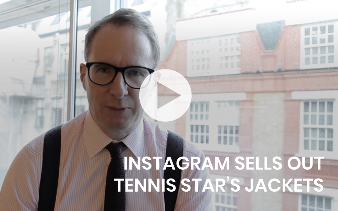 Instagram sells out tennis star’s jackets